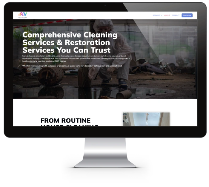 AV Maintenance Web Design Project