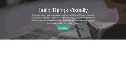 Divi Visual Builder In Action
